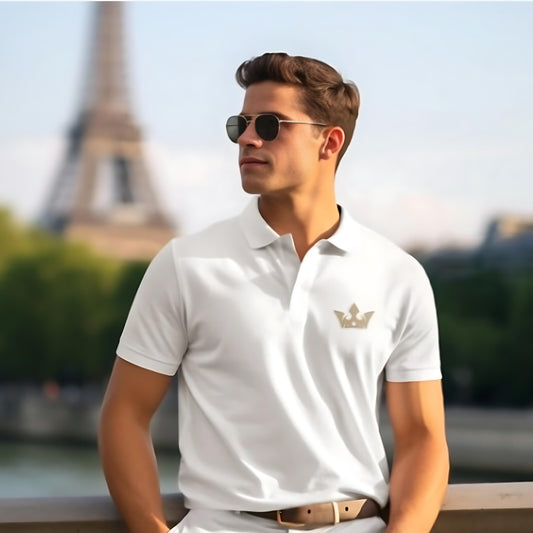 Royal Wear Signature Polo – White