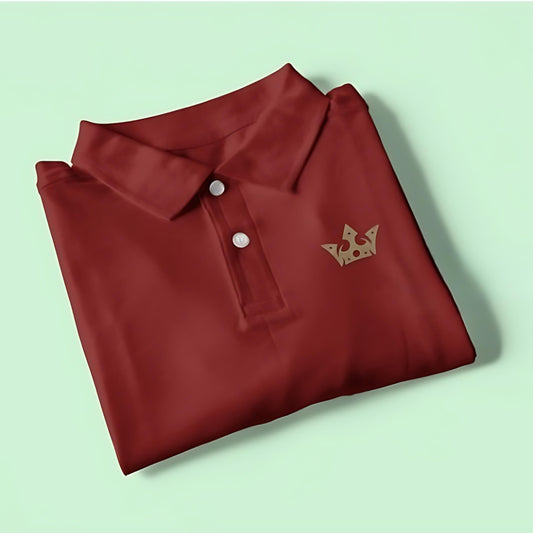 Royal Wear Signature Polo – Maroon