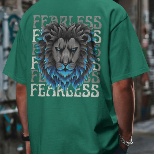 Oversized Classic T-Shirt | "Fearless" Edition - Bottle Green
