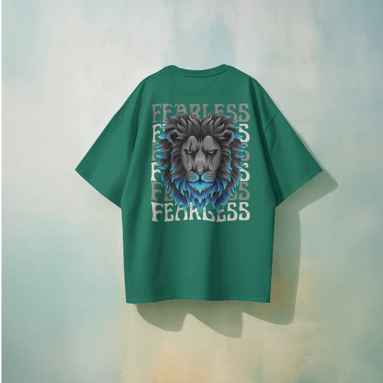 Oversized Classic T-Shirt | "Fearless" Edition - Bottle Green