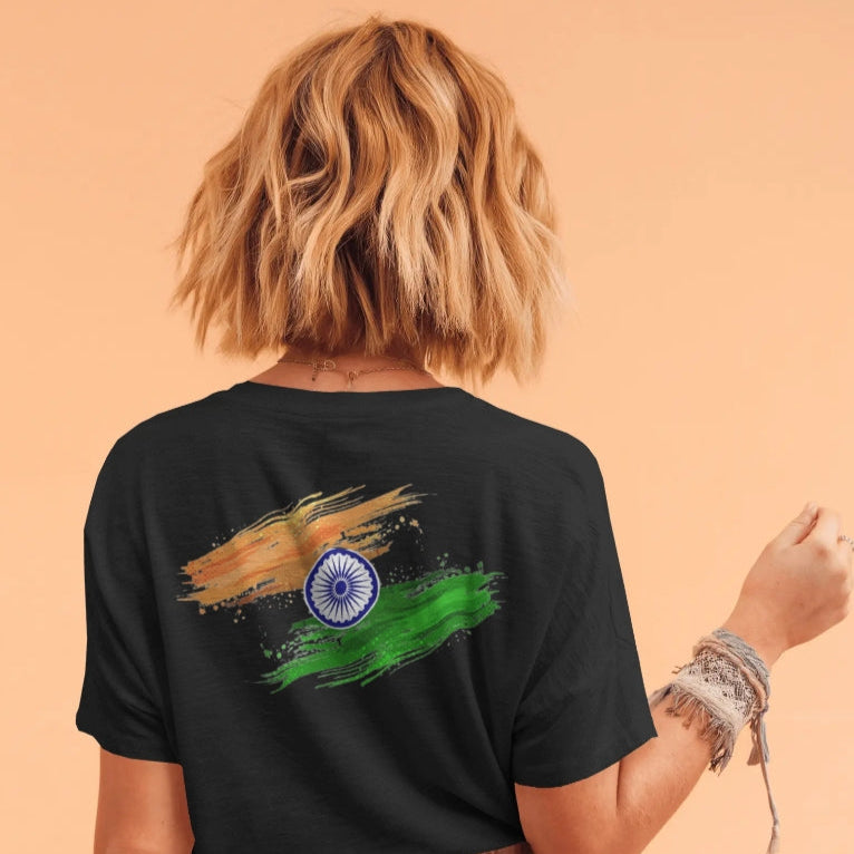 Unisex Basic T-Shirt | "India: My Pride" Edition - Black
