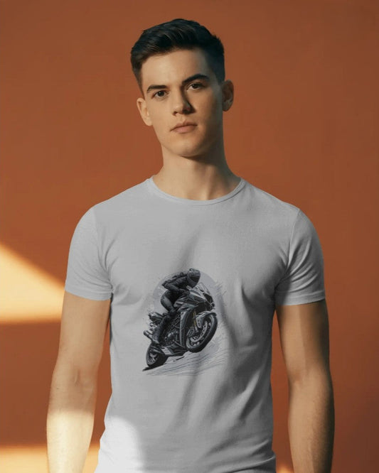 Racer Graphic T-Shirt - White