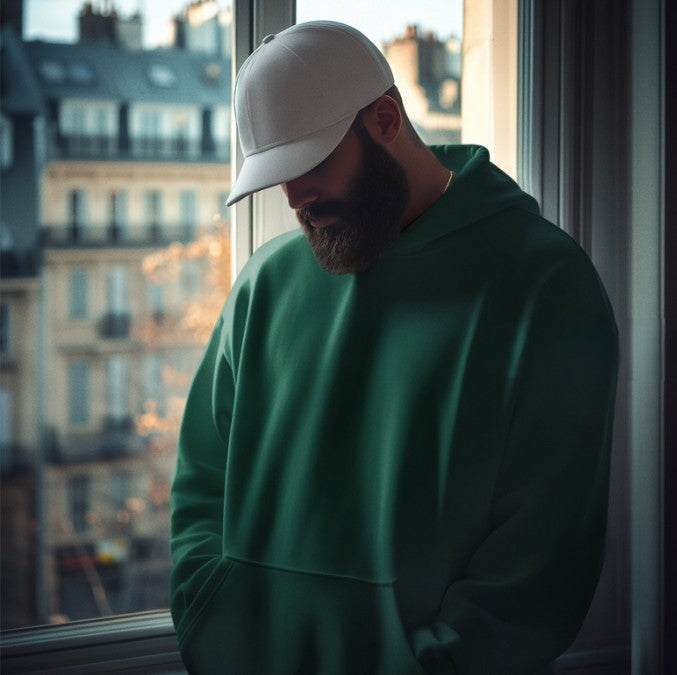 Oversized Hoodie | "Criminal Money" Edition – Bottle Green