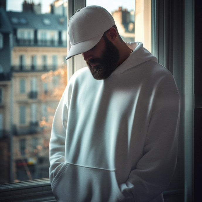 Oversized Hoodie | "Criminal Money" Edition – White