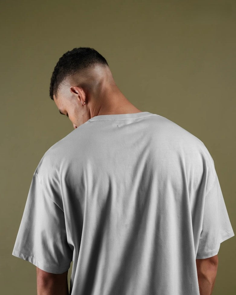 Oversized T-Shirt – "Ride Beyond" Edition - White