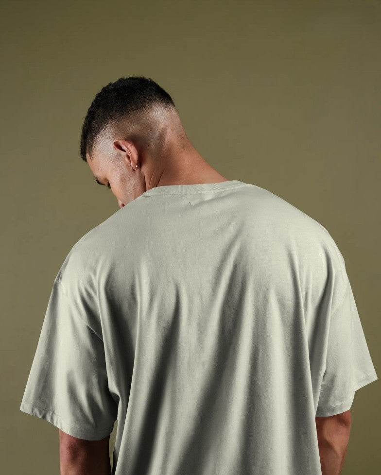 Oversized T-Shirt – "Ride Beyond" Edition - Beige