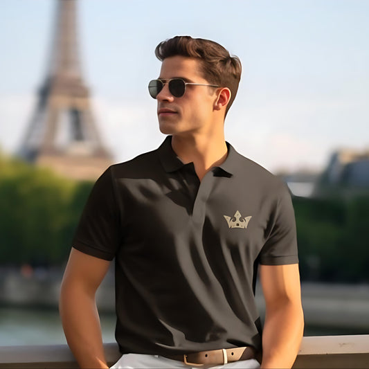 Royal Wear Signature Polo – Black
