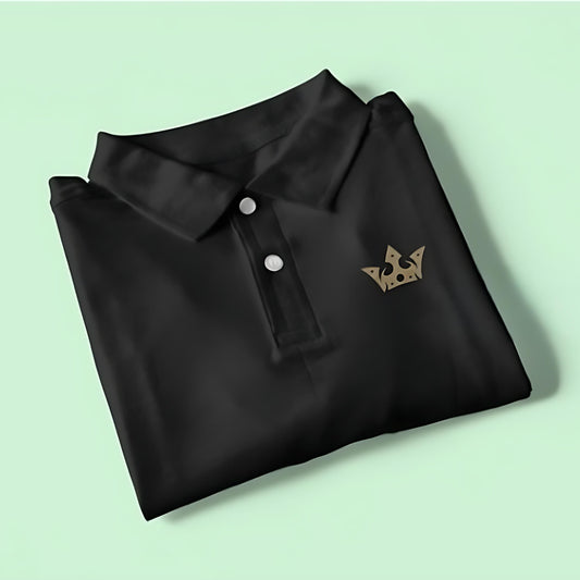 Royal Wear Signature Polo – Black