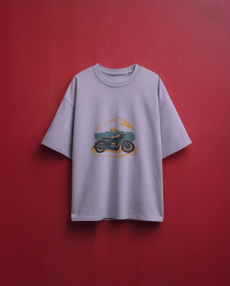 Oversized T-Shirt – "Ride Beyond" Edition - Lavender